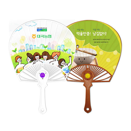 전통 왕 종이살부채 (향기)