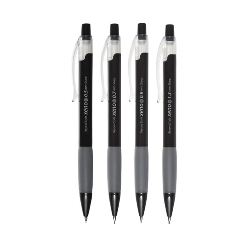 제노 샤프펜슬 (검정) 0.5mm~1.3mm 1P