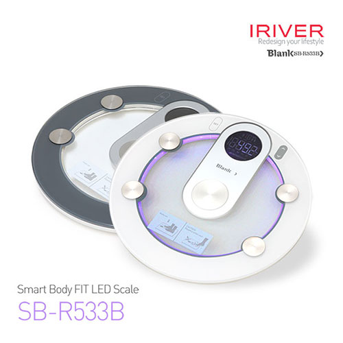 아이리버 블루투스 스마트 체중계 SB-R533B 그레이