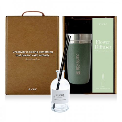 레스쁘리 고급 우유병 디퓨저세트 SS (디퓨저 BASIC 150ml+스탠