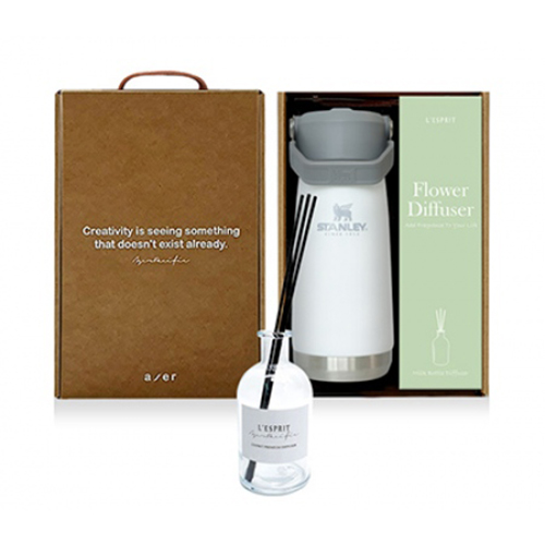 레스쁘리 고급 우유병 디퓨저세트 QQ (디퓨저 BASIC 150ml+스탠