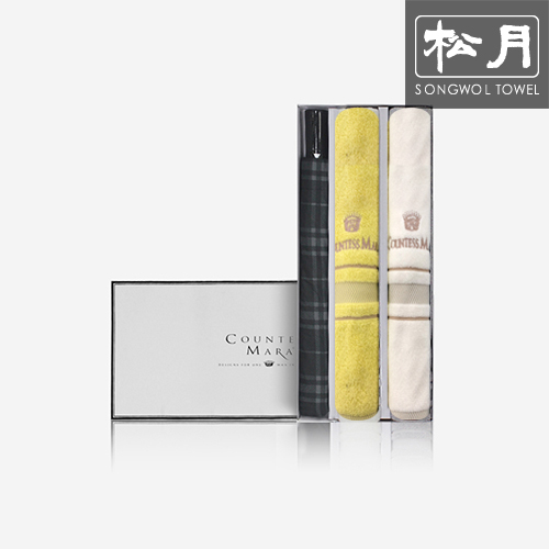 송월 2단 모던체크 1p + 카운테스마라 센치150g 2p