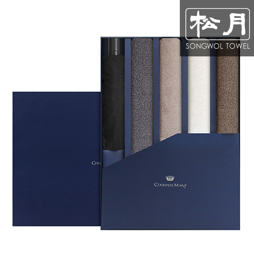 송월 CM 3단 완자안전우산 1P +뉴컬러무지 150g