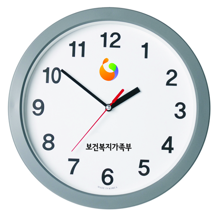 280-병원용(회색)무소음벽시계