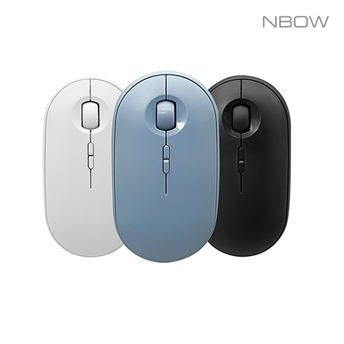 엔보우 2채널 충전식 무선 무소음 마우스 NG03