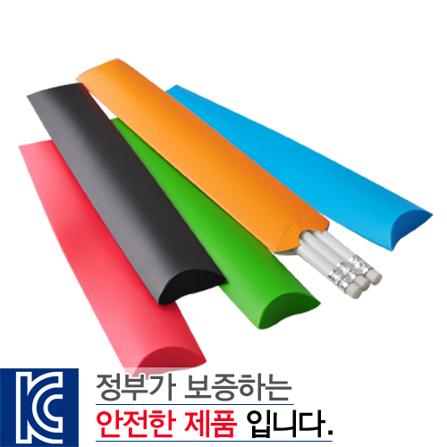 백색원형지우개연필 종이케이스3p