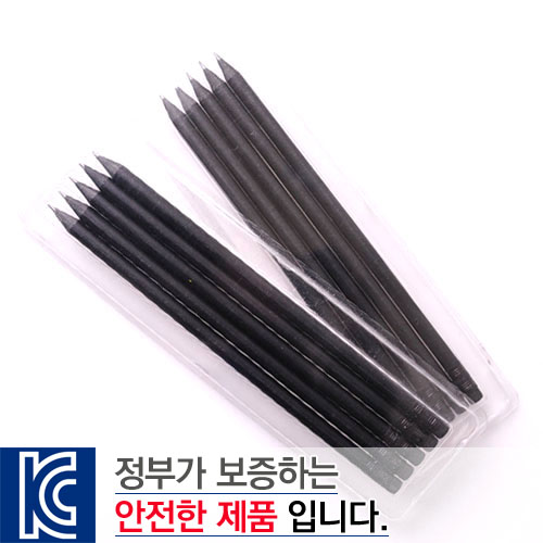 투명사각·흑목지우개연필5p세트