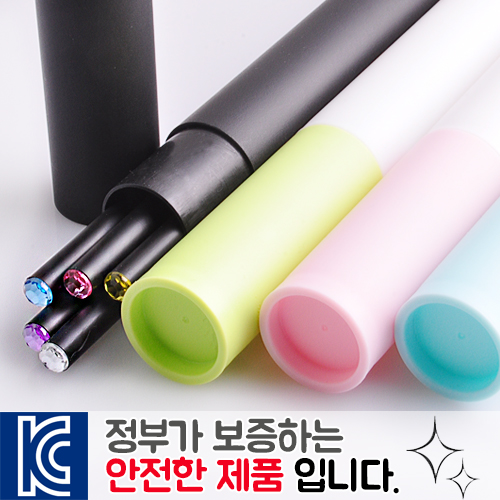 보석연필5p 바닐라원통세트