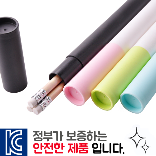 원목지우개연필 3p 바닐라원통세트