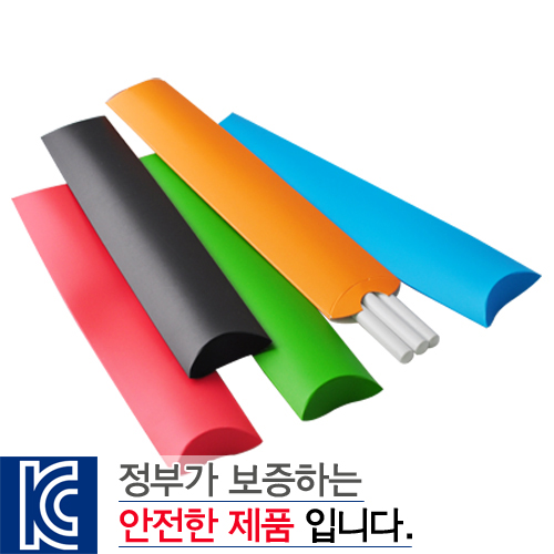 백색원형미두연필 종이케이스3p