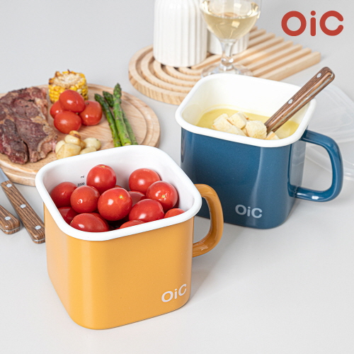 OIC 뚜아 칼라 법랑 인덕션IH  캐니스터 1.5L