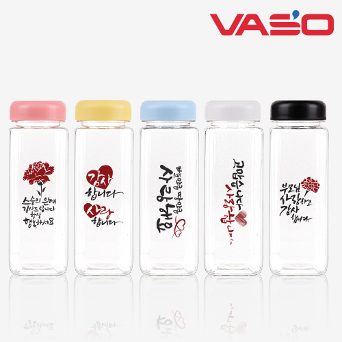 [바쏘] 감사 에코젠 사각보틀 600ml