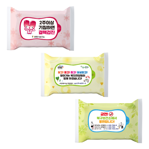 30매 봄향기 3종 물티슈