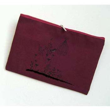 2합 칼라파우치 Wine 25x17cm