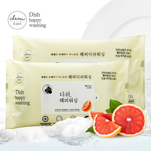 디쉬해피워싱 일회용 수세미 10매