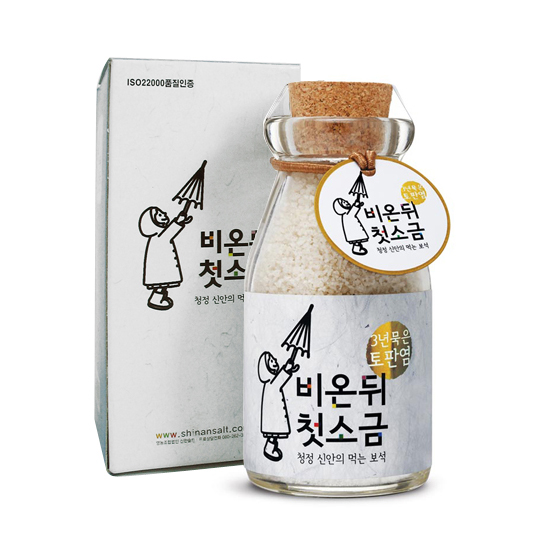비온뒤첫소금 3년묵은 토판천일염 고운입자 낱개포장
