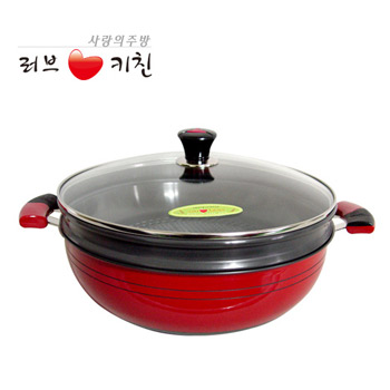 러브키친 2단 투톤찜기