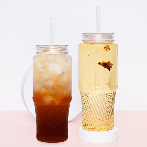 웨이브 아이스텀블러 1000ml (빨대포함)