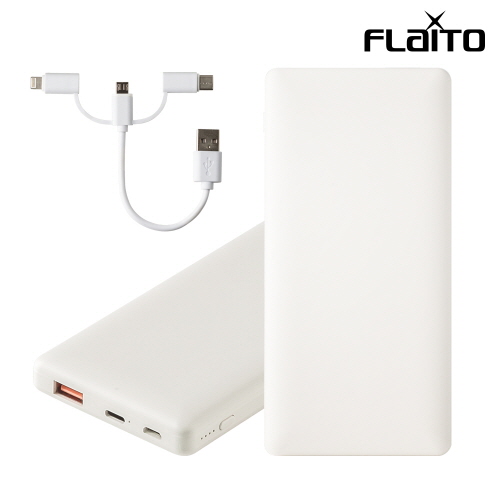 플라이토 PD 18W QC 3.0 2구 고속 보조배터리 10000mAh