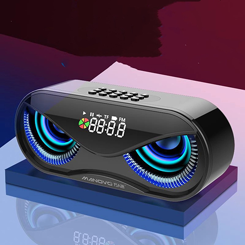 멀티 블루투스 스피커시계 4D 서라운드 HI-FI 음질 라디오기능