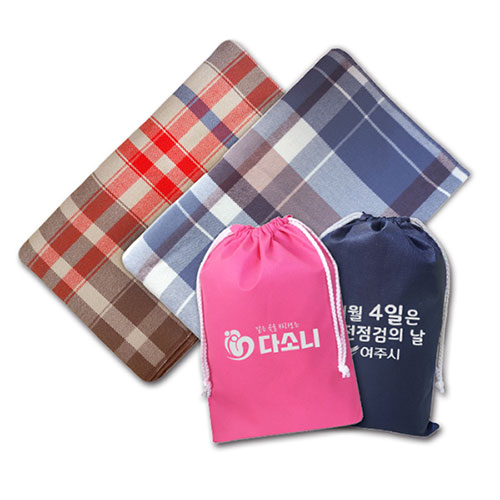 국산 엘라 파우치 대형 항공담요