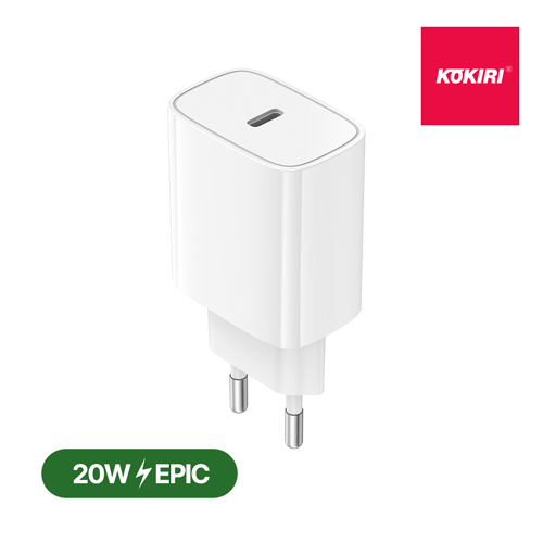 코끼리 EPIC GaN 20W C타입 1포트 초고속 충전기 (케이블미포함