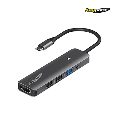 애니포트 5IN1 C타입허브 PD 100W USB허브 AP-TC51PH