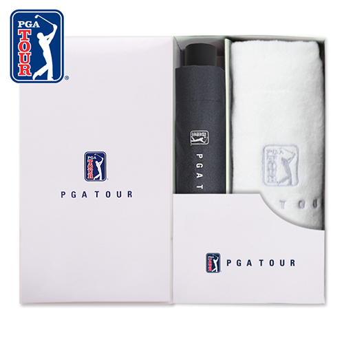 PGA 3단수동 블랙메탈+150g면사타올 세트