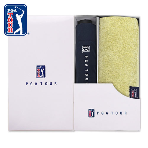 PGA 3단수동 무지+180g 모달타올 세트
