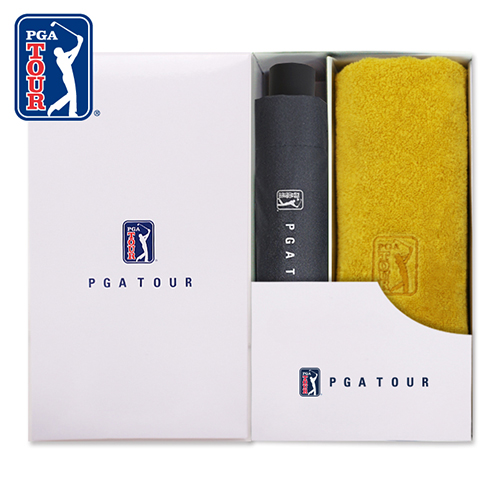 PGA 3단수동 블랙메탈+170g면사타올 세트