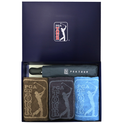 PGA 3단70완자무지+170g죽사타올 3P 세트(소)