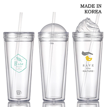 [맘젬] 슬림아이스텀블러 500ml (플랫,돔,크림)