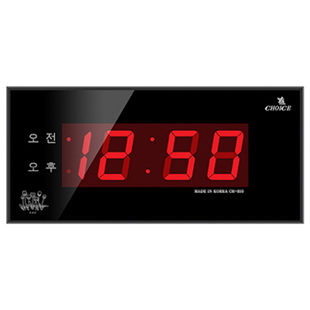 GPS 디지털벽시계 100평 C810