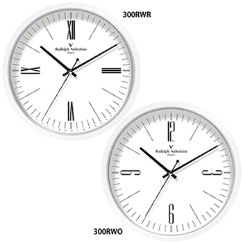 발렌티노 무소음벽시계 화이트 300RWR/300RWO