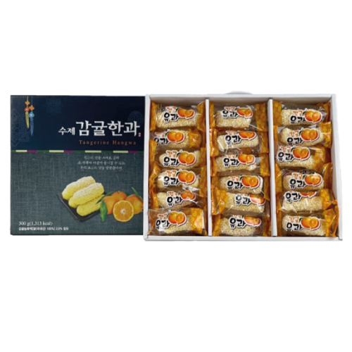 수제 감귤한과 300g (중) 선물세트