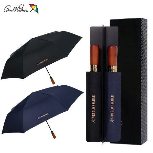 아놀드파마 3단전자동럭셔리65우드핸들 우산세트