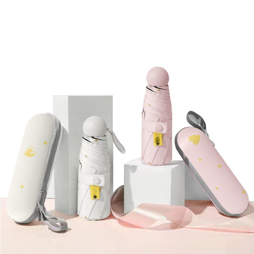 로페리아 5단 미니 하트 마카롱 캡슐우양산_암막코팅(UPF50+)(019