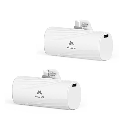 [밸류엠] 일체형 미니 거치형 도킹 보조배터리 4000mAh D1
