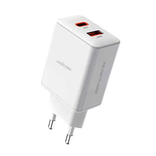 유니콘 KA-250PD 듀얼 2포트 25W PD 고속 충전기