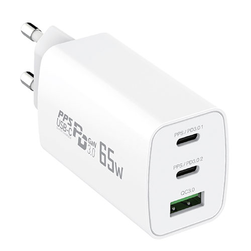 [모디스] 65W PPS GaN 3포트 초고속 가정용 멀티 충전기