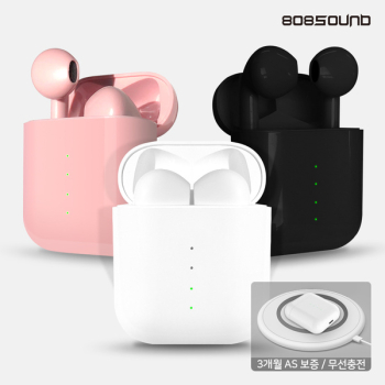 808 IX2 터치 블루투스 5.0 무선충전 이어폰 TWS