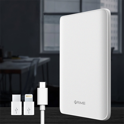 MP 슈퍼슬림 배터리 듀얼젠더 보조배터리 4000mAh (5핀,8핀 젠더