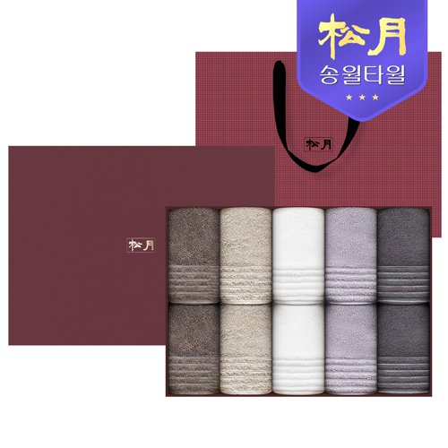 송월 호텔컬렉션 필라라인 190g 10P 고급 선물세트