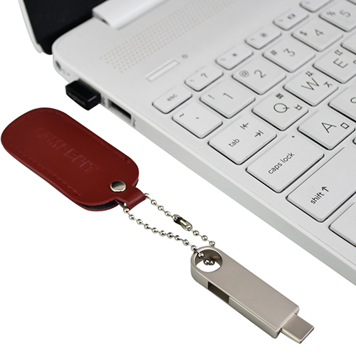 [캠브리트] 가죽지갑형 C타입USB 메모리 3.0 16G~128G (WC