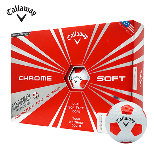 캘러웨이 크롬소프트 트루비스 4피스 12구 골프공 (Chrome Soft Truvis)