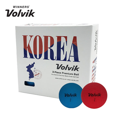 볼빅 리미티드 코리아 패키지 비비드 3피스 6구 골프공(KOREA)
