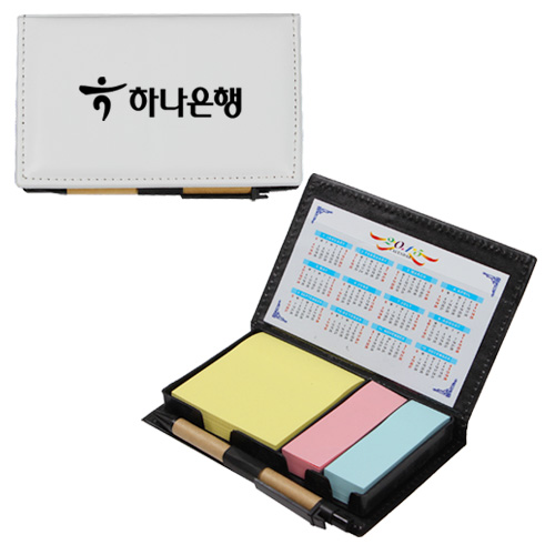 화이트 점착메모함(중) 페이퍼펜