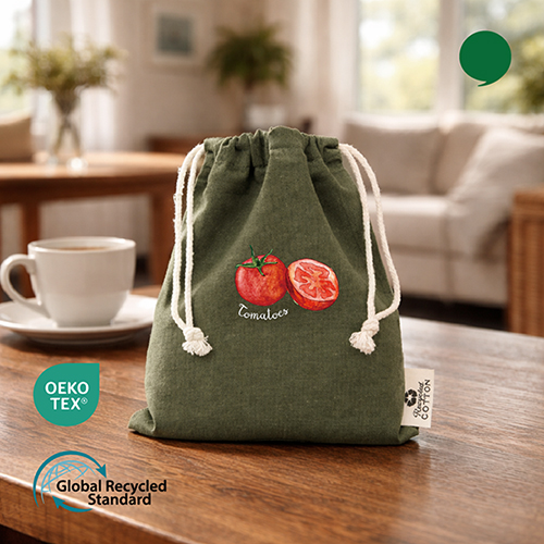 오코텍스리사이클 블랙 미르셔링 파우치 (21*25cm/밑면없음)