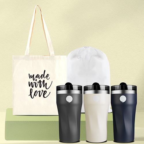 [오코텍스인증] 라이트에코백+코펜하겐_트위스트그립진공텀블러(500ml)세
