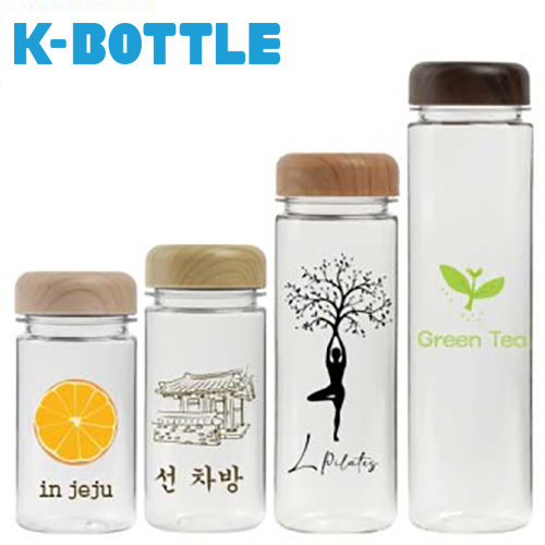 [보틀로만] 마이보틀 PET 우드 300,350ml,500ml,700ml